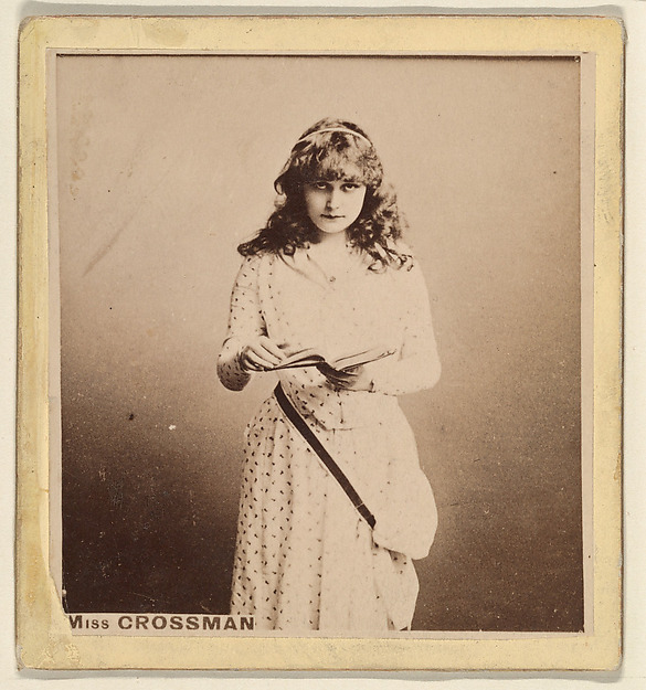 Kinney Brothers Tobacco Company, Miss Grossman, from the Actresses series (N246), Type 2, issued by Kinney Brothers to promote Sporting Extra Cigarettes