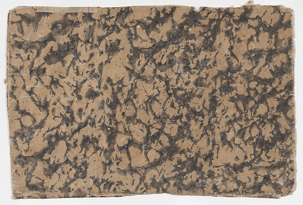 Anonymous, Sheet with overall splotchy pattern