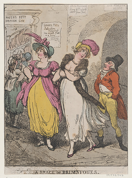 Thomas Rowlandson, A Brace of Brimstones