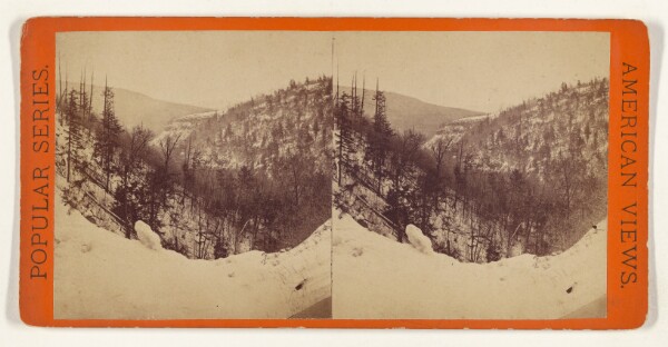 Edward and Henry T. Anthony & Co., Winter in the Catskills. View Looking out from Kauterskill Falls.