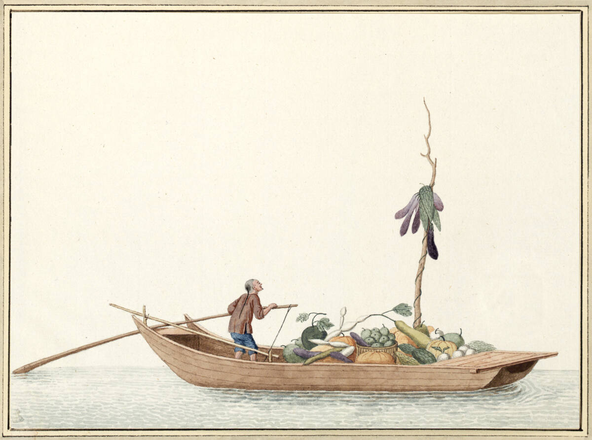 Anonym, Gemüseboot