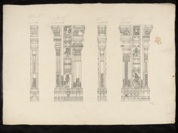 Unknown, Architectural drawing of Tirumala Nayak at Madura,