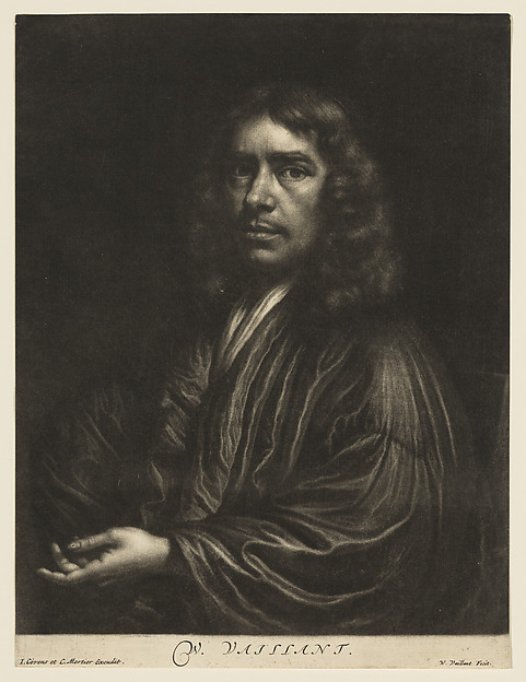 Wallerant Vaillant, Self Portrait with a Small Cap