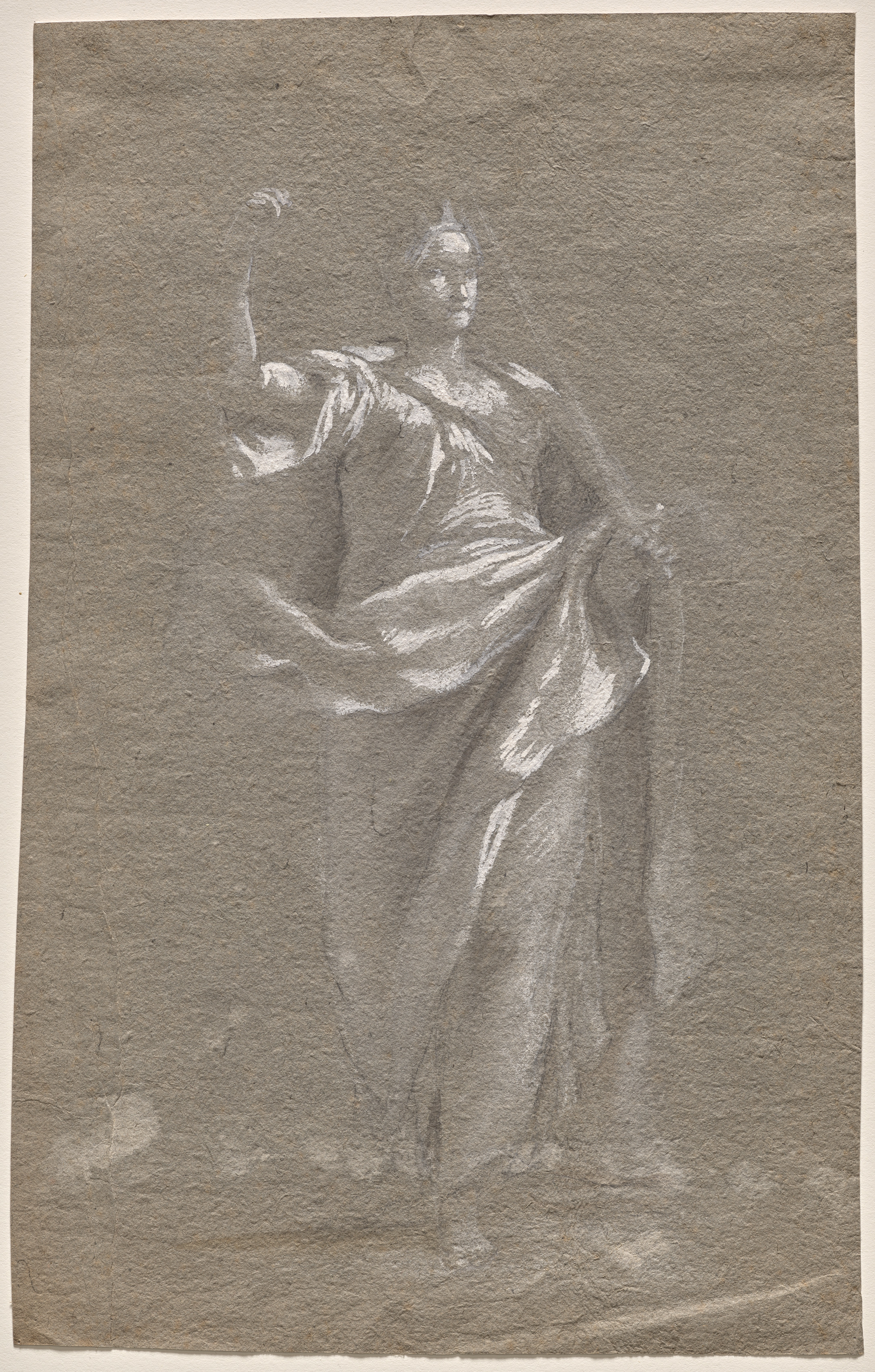 Anonymous, Allegorical Figure (recto)