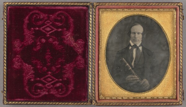Unknown, [Portrait of a Man Holding a Clarinet]