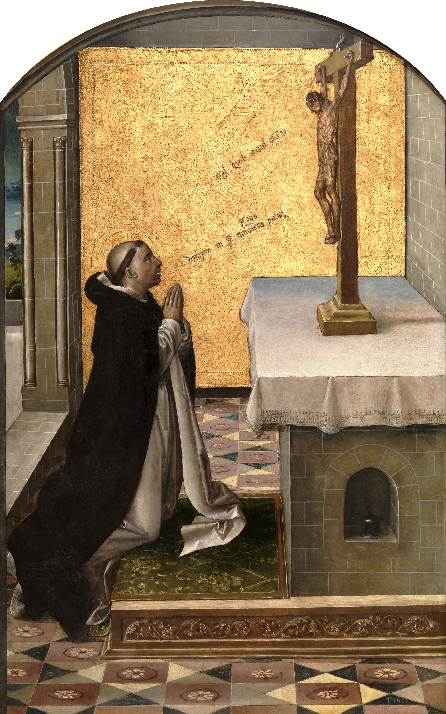 Pedro Berruguete, Saint Peter the Martyr praying
