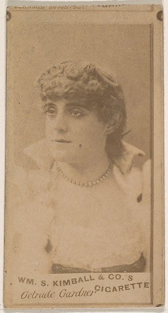 William S. Kimball & Company, Gertrude Gardner, from the Actresses series (N203) issued by Wm. S. Kimball & Co.