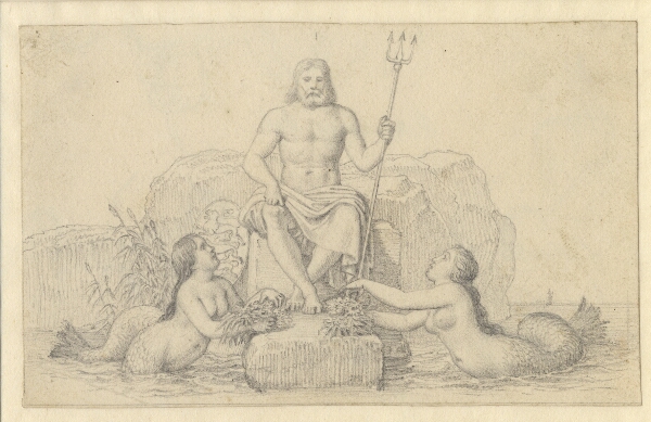 C.W. Eckersberg, Neptun og to nereider.
