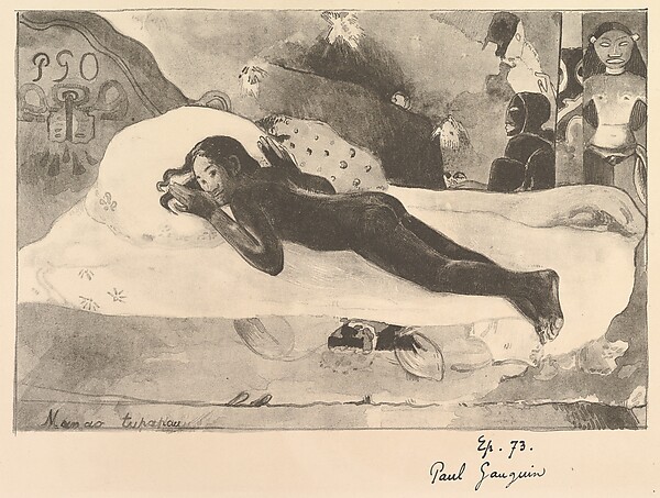 Paul Gauguin, Spirit of the Dead Watching (Manao Tupapau), from "L'Estampe Originale"