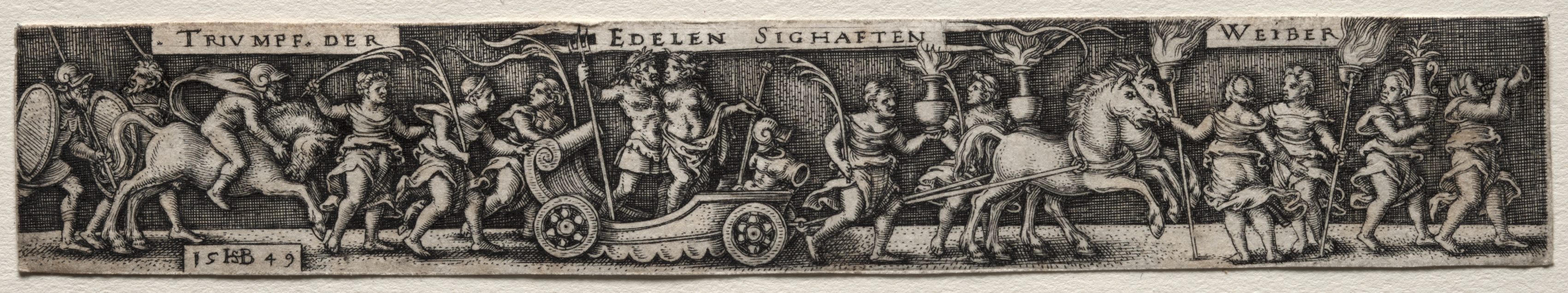 Hans Sebald Beham, The Triumph of Women