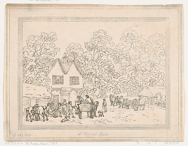 Thomas Rowlandson, A Rural Halt
