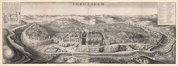 Wenceslaus Hollar, Prospect of Jerusalem