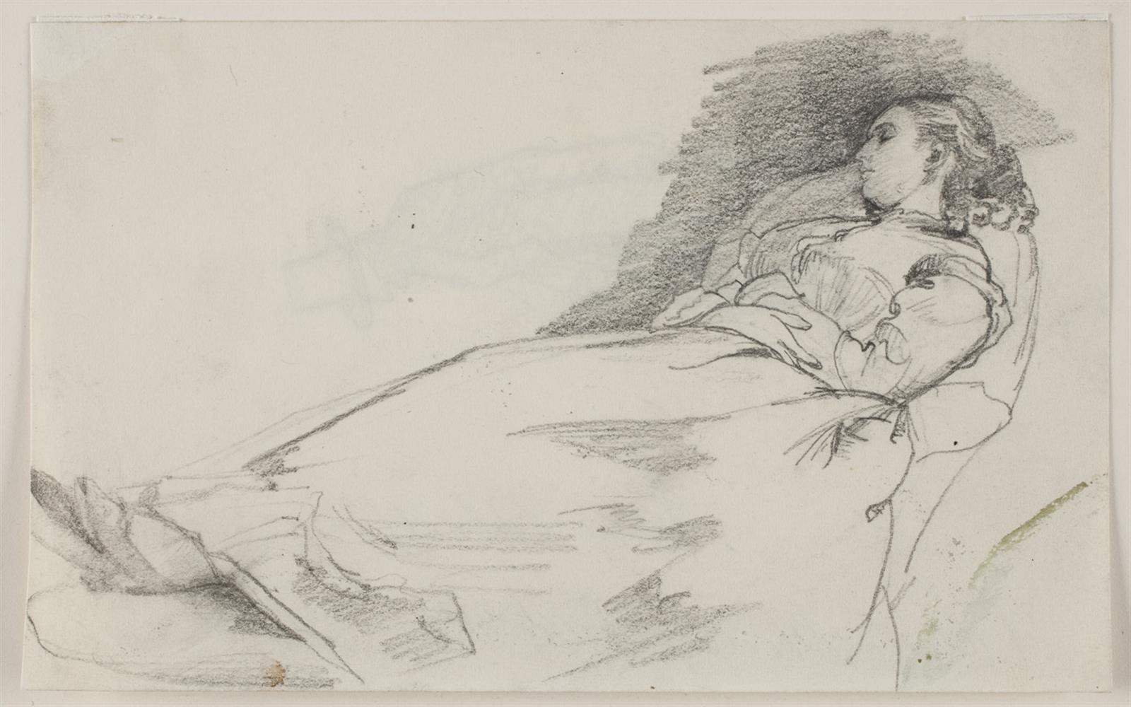 Carl Bloch, Sovende kvinde (Alma Bloch)