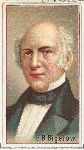 Allen & Ginter, E. B. Bigelow, printer's sample for the World's Inventors souvenir album (A25) for Allen & Ginter Cigarettes