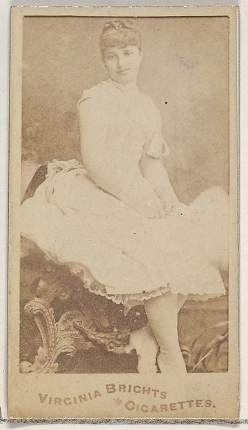 Allen & Ginter, From the Actors and Actresses series (N45, Type 5) for Virginia Brights Cigarettes