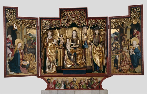 Niklaus Weckmann, Flügelretabel aus der Pfarrkirche St. Cyriacus und Pankratius in Talheim