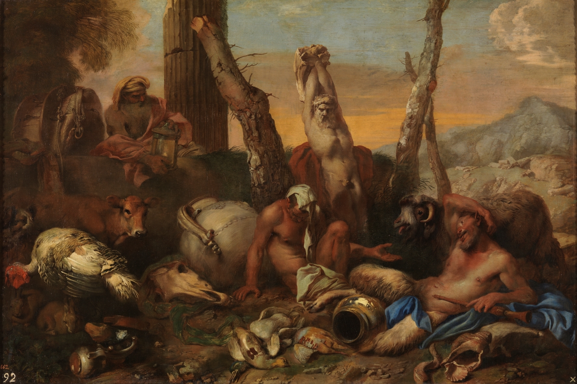 Giovanni Benedetto Castiglione, Diogenes searching for a Man