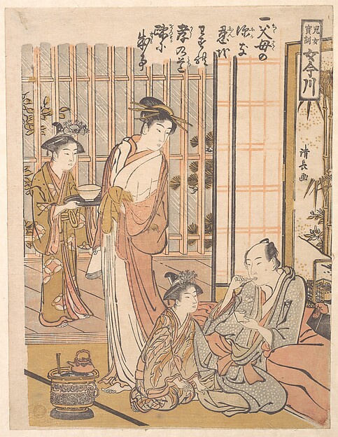 Torii Kiyonaga, Forgetting Filial Piety
