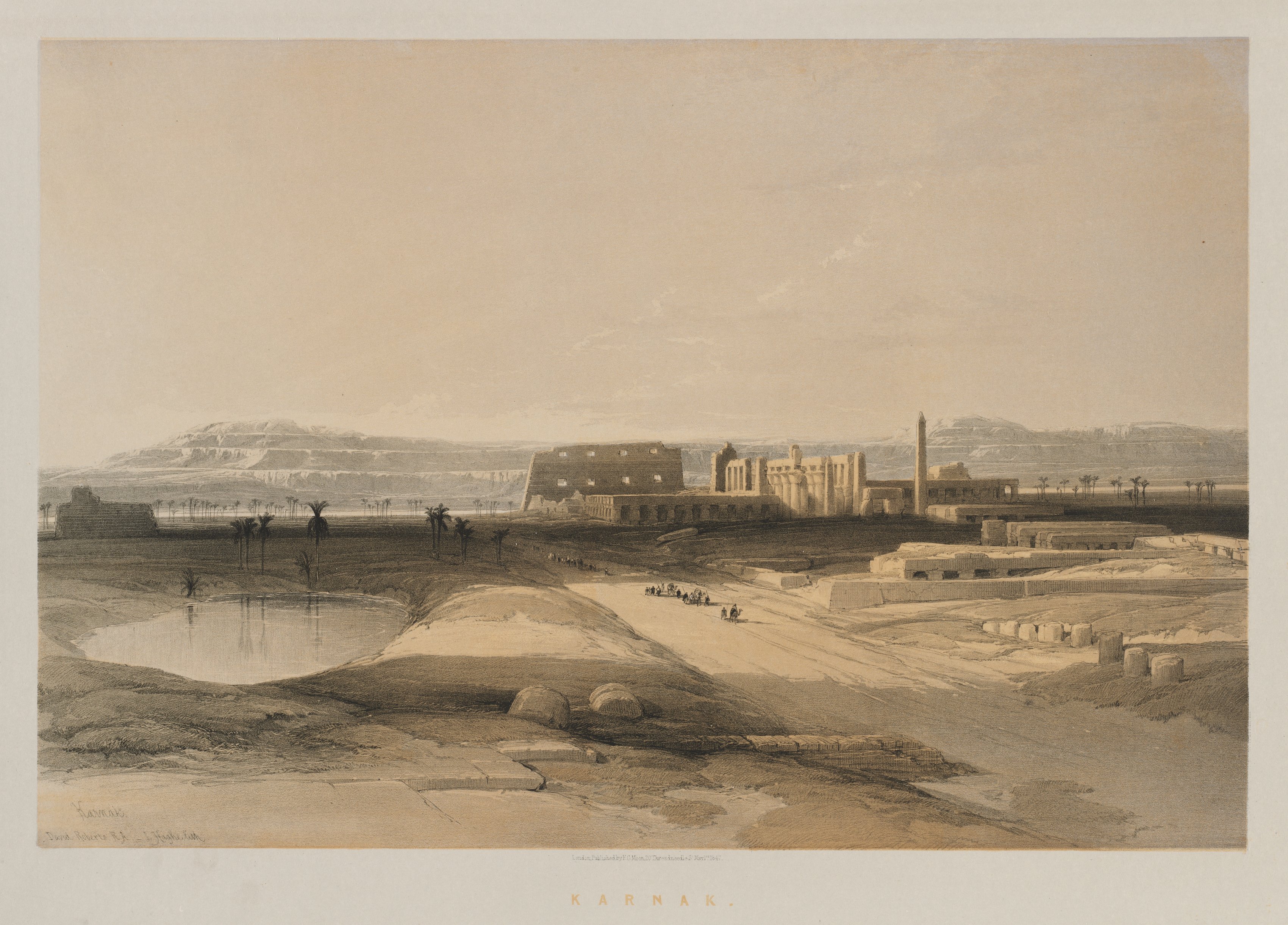 Louis Haghe, Egypt and Nubia, Volume II: Karnak