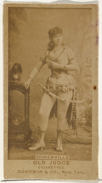 Goodwin & Company, Annie Somerville, from the Actors and Actresses series (N171) for Old Judge Cigarettes