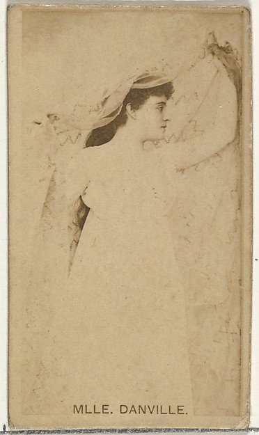 W. Duke, Sons & Co., Mlle. Danville, from the Actors and Actresses series (N145-8) issued by Duke Sons & Co. to promote Duke Cigarettes