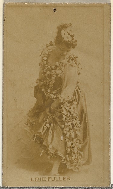 W. Duke, Sons & Co., Loie Fuller, from the Actors and Actresses series (N145-8) issued by Duke Sons & Co. to promote Duke Cigarettes