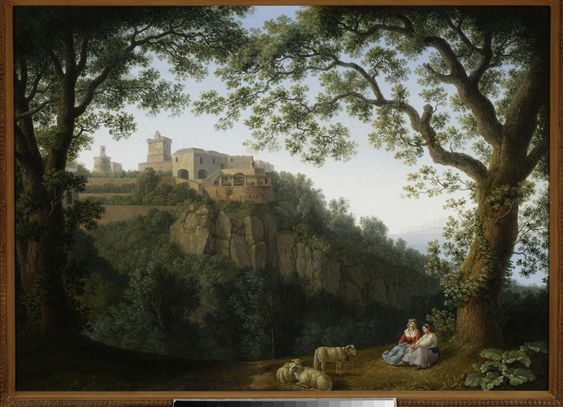 Jacob Philipp Hackert, View of the city of Massa near Naples