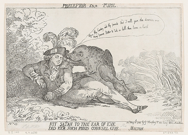 Thomas Rowlandson, Preceptor and Pupil