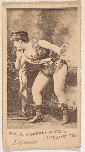 William S. Kimball & Company, Miss Lynne, from the Actresses series (N203) issued by Wm. S. Kimball & Co.