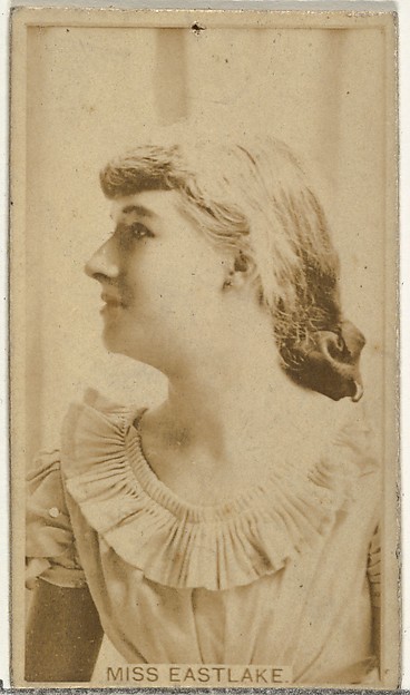 W. Duke, Sons & Co., Miss Eastlake, from the Actors and Actresses series (N145-8) issued by Duke Sons & Co. to promote Duke Cigarettes