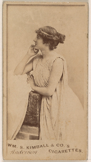 William S. Kimball & Company, Miss Anderson, from the Actresses series (N203) issued by Wm. S. Kimball & Co.