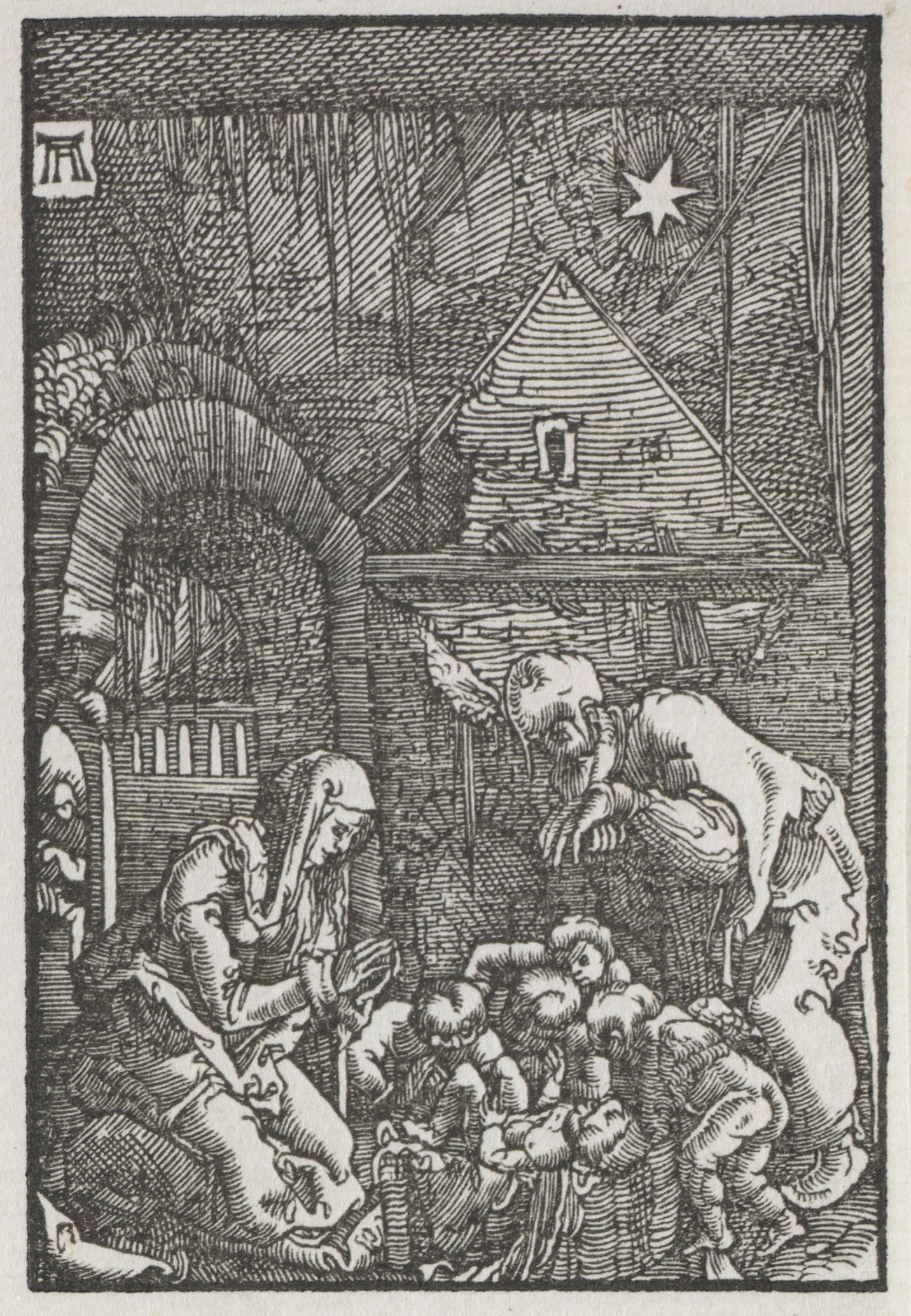Albrecht Altdorfer, The Fall and Redemption of Man:  The Nativity