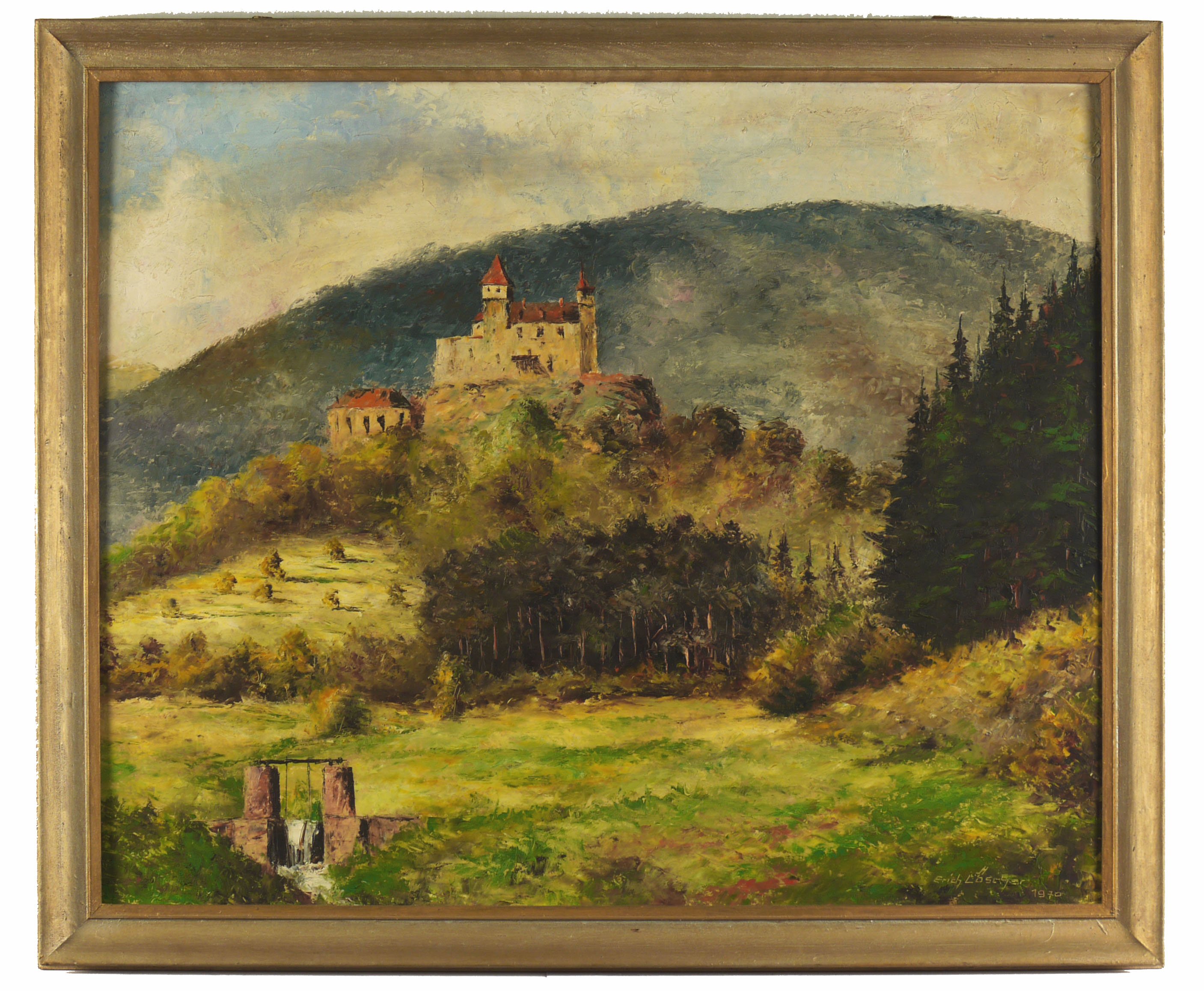 Erich Löscher, Blick auf die Burgruine Berwartstein