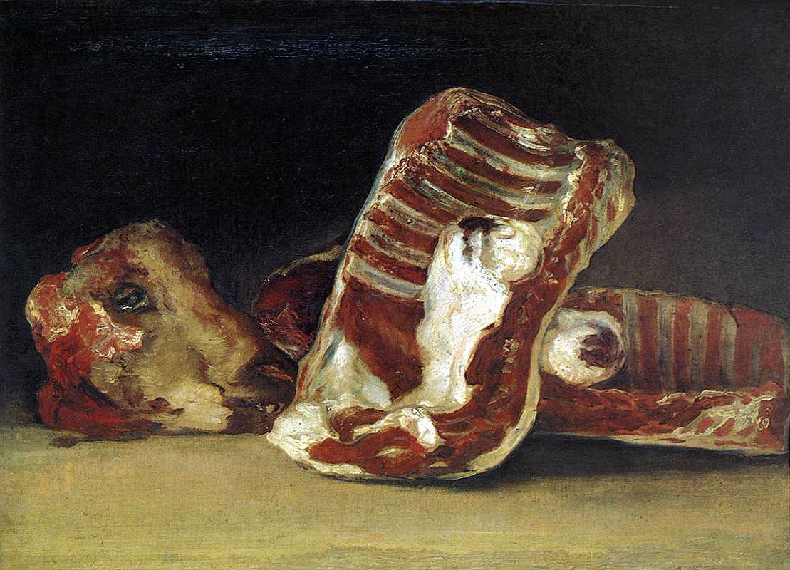 Francisco Goya, Still-Life: A Butcher's Counter