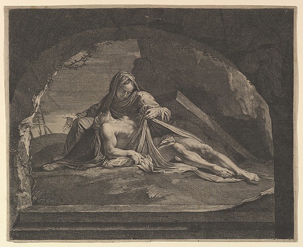 Jean Morin, La Vierge au sepulcre