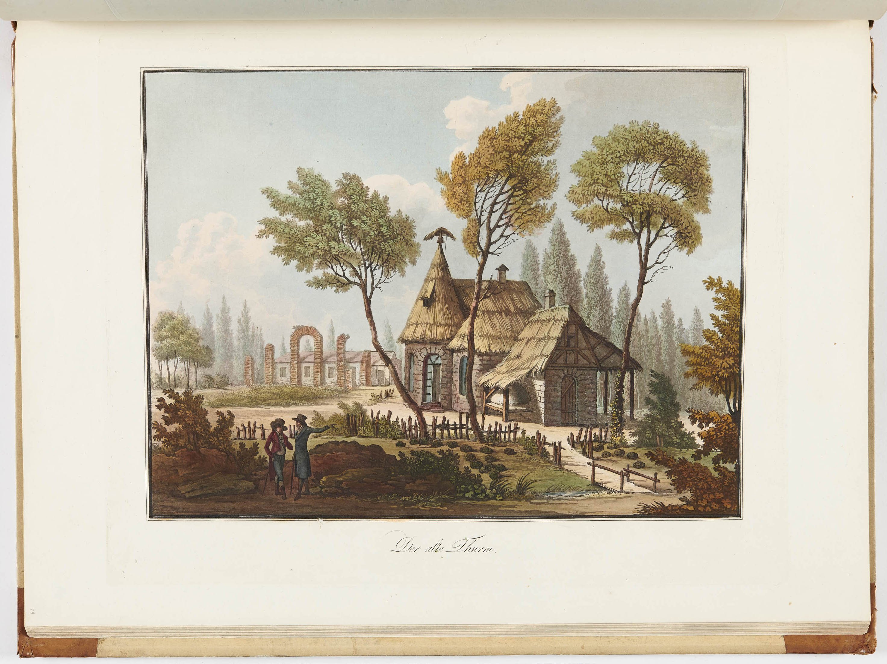 Johann Friedrich Frauenholz, "Der alte Thurm" in Hohenheim