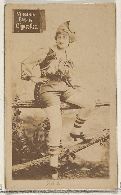 Allen & Ginter, Card 762, from the Actors and Actresses series (N45, Type 2) for Virginia Brights Cigarettes