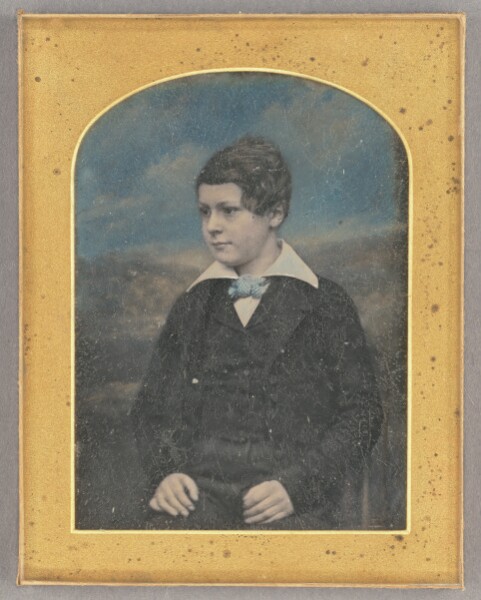 Unknown, [Portrait of a Seated Boy]