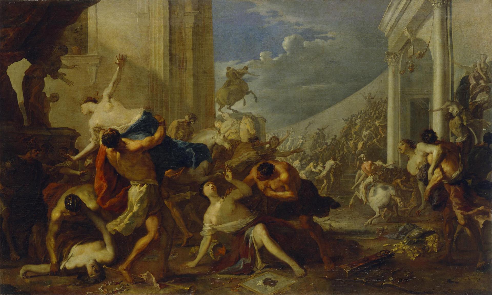 Johann Heinrich Schönfeld, Rape of the Sabine Women
