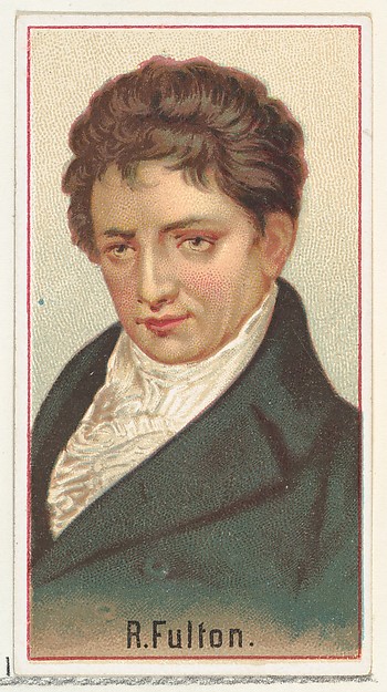 Allen & Ginter, R. Fulton, printer's sample for the World's Inventors souvenir album (A25) for Allen & Ginter Cigarettes
