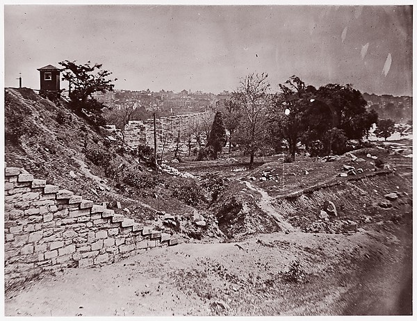 Alexander Gardner, [Ruins of Richmond and Petersburg Railroad Bridge, Richmond, Virginia]