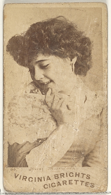 Allen & Ginter, Card 667, Daisy Murdoch, from the Actors and Actresses series (N45, Type 1) for Virginia Brights Cigarettes