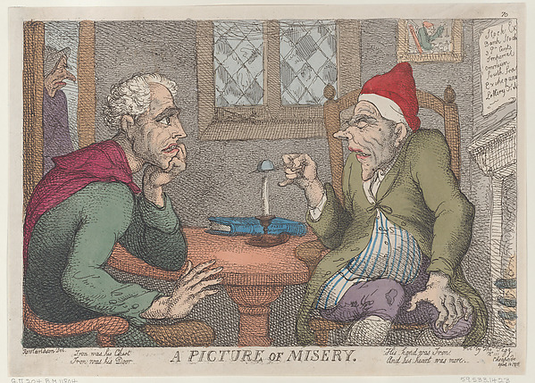 Thomas Rowlandson, A Picture of Misery