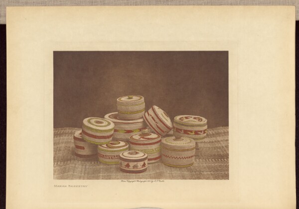Edward S. Curtis, Makah Basketry