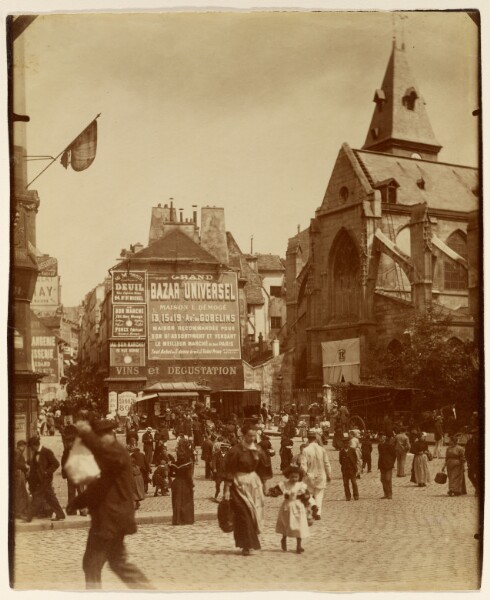 Eugène Atget, [Place Saint-Médard]