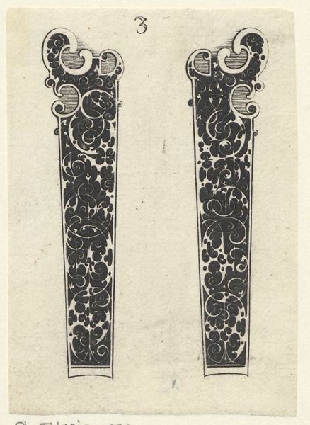 Le Blon, Michel, (1587-1658), (printmaker), Two ornamental knife handles