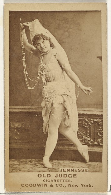 Goodwin & Company, Jennesse, from the Actors and Actresses series (N171) for Old Judge Cigarettes