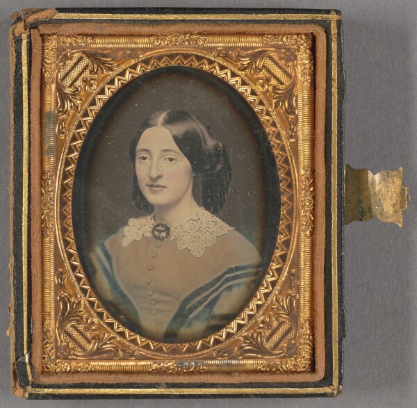 Unknown, [Portrait of a Woman with Brooch]