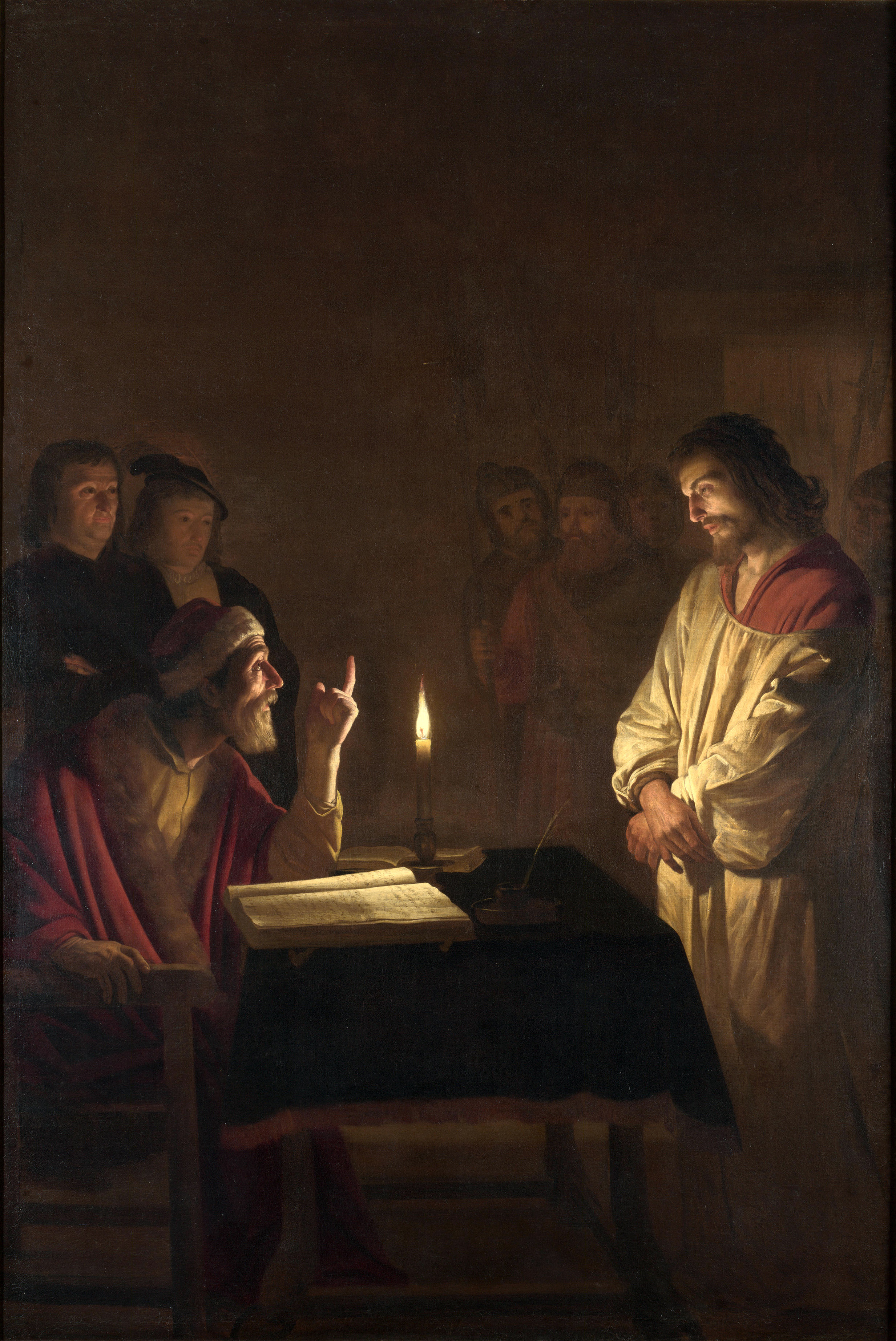 Gerard van Honthorst, Christ before the High Priest