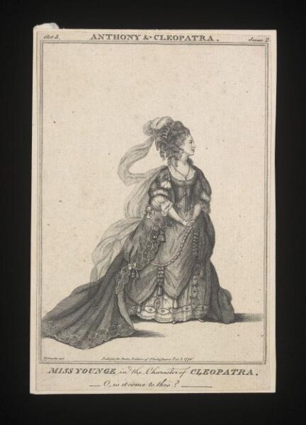 Unknown, Miss Younge in the Character of Cleopatra